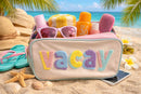 Chenille Patch Embroidered: VACAY Travel Bag
