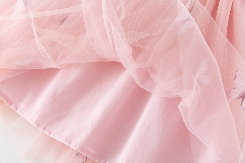 Butterfly & Flower Tulle Twirl Dress