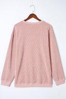 Corded Tunic Sweatshirt