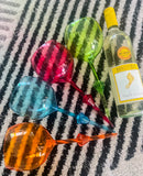 Floating Acrylic wine glass