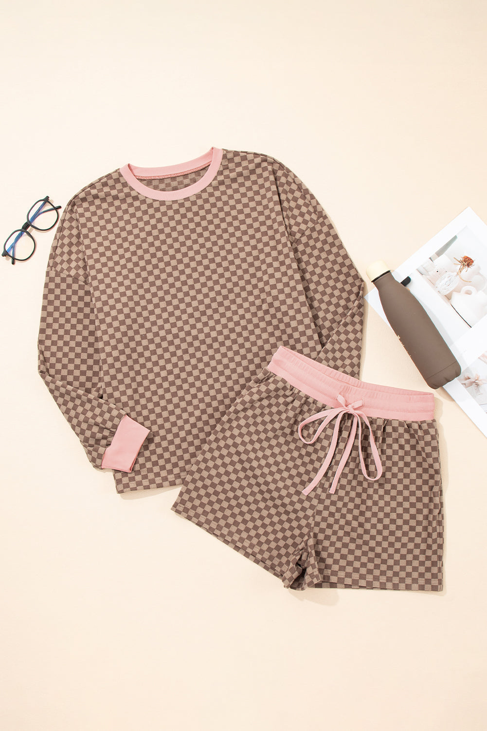 Checkered Pullover Set *multiple colors*