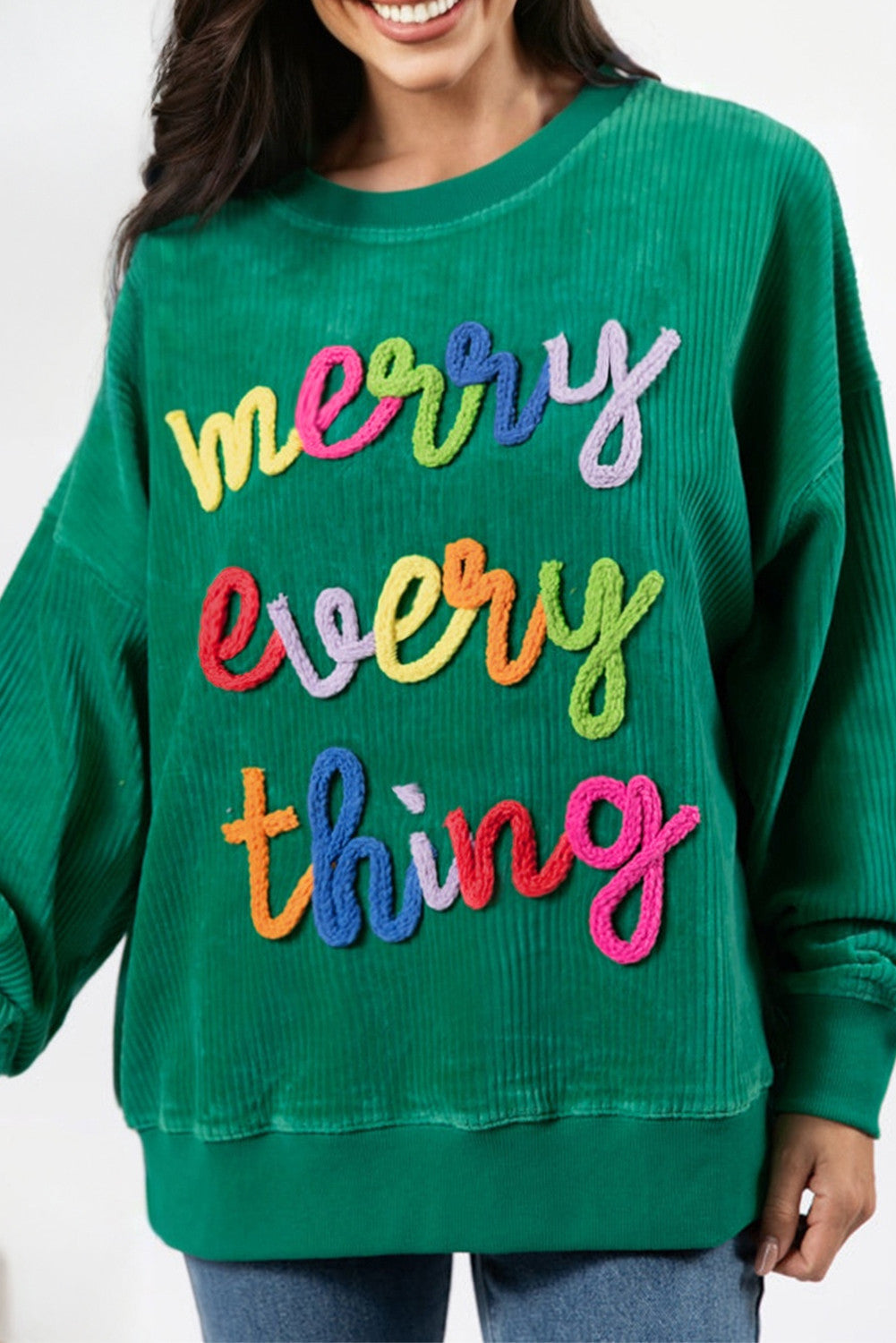 Merry Little Thing Loose Sweatshirt
