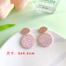 Spring Clay Drop Studs