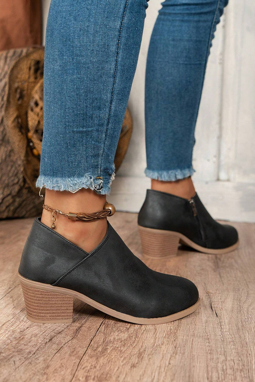 Addison Suede Booties