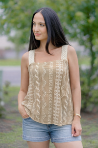 Aztec Sands Sleeveless Top