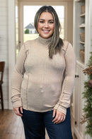 Beautifully Demure - Mockneck