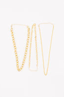 Big, Bold and Beautiful Layered Chunky Necklace in Gold