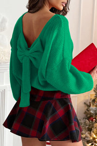 Bow Back Sweater