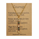 Natural Stone Healing Pendant Necklace