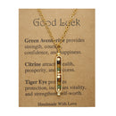 Natural Stone Healing Pendant Necklace