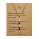 Natural Stone Healing Pendant Necklace