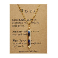 Natural Stone Healing Pendant Necklace