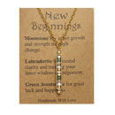 Natural Stone Healing Pendant Necklace
