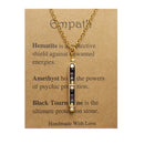 Natural Stone Healing Pendant Necklace