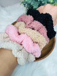 Teddy Bear Scrunchies