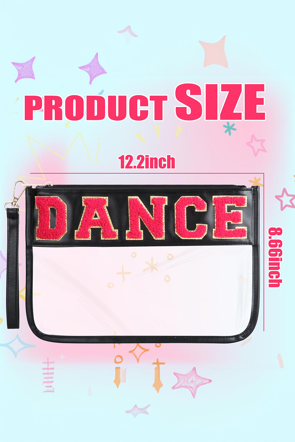 Chenille Letter Dance Bag