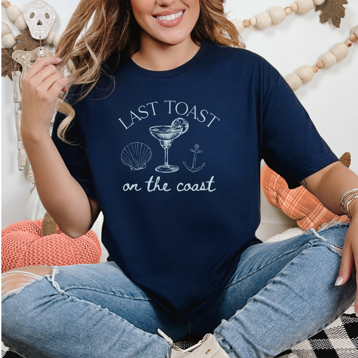 S / Navy Tee