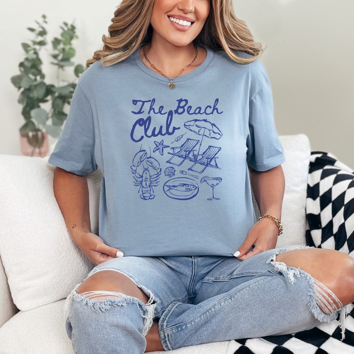 S / Stone Blue Tee