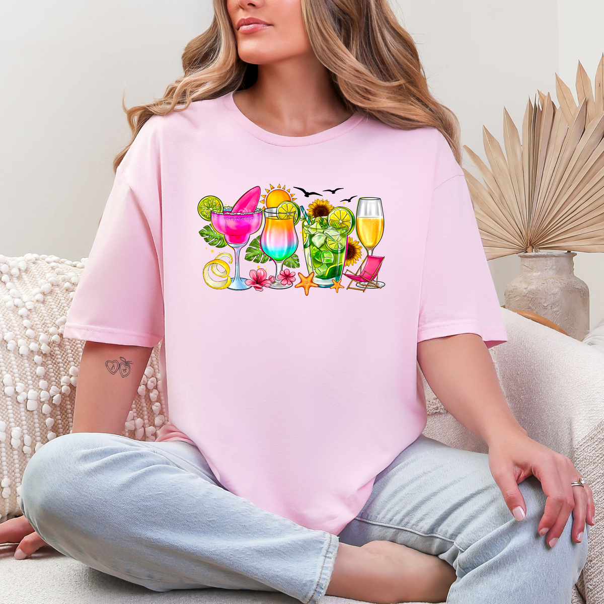 S / Light Pink Tee