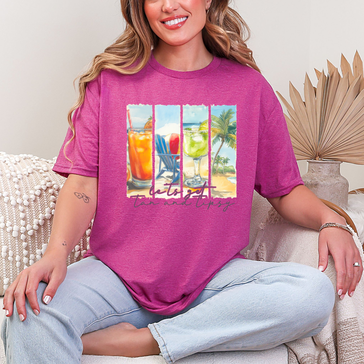S / Heather Berry Tee