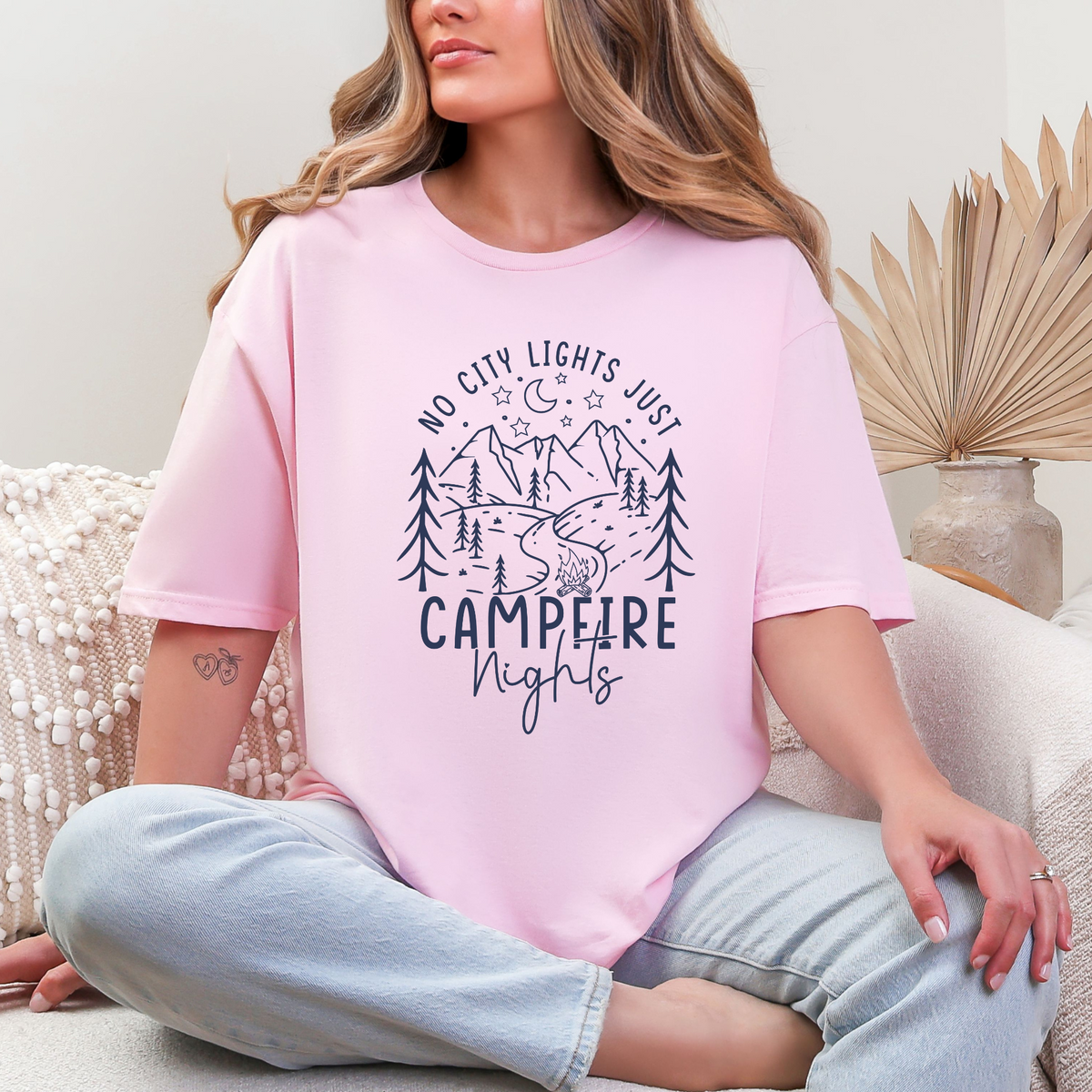 S / Light Pink Tee