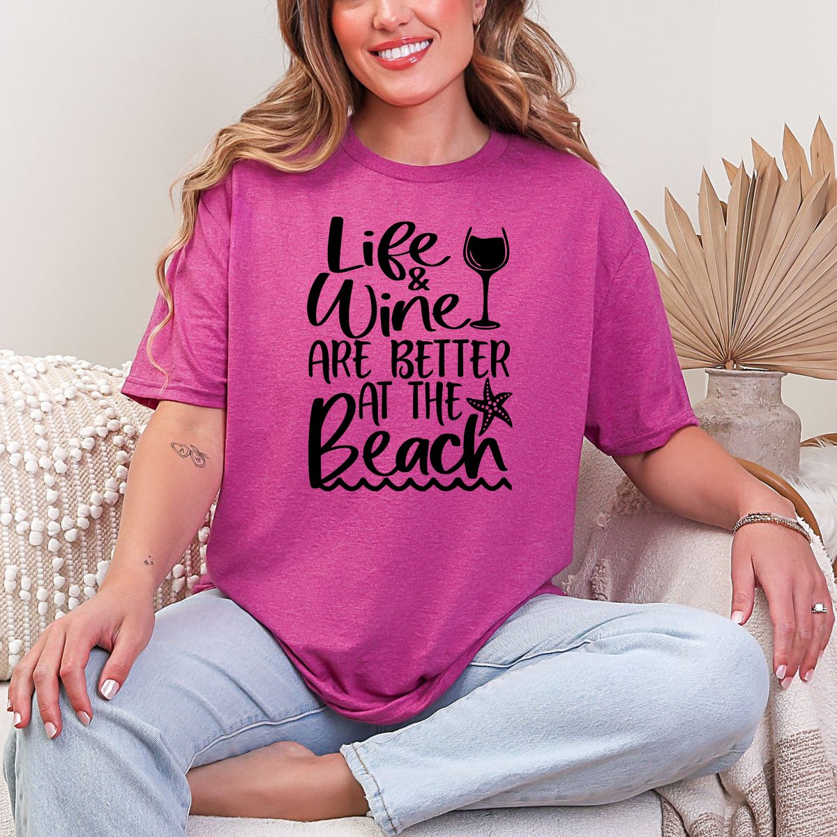 S / Heather Berry Tee