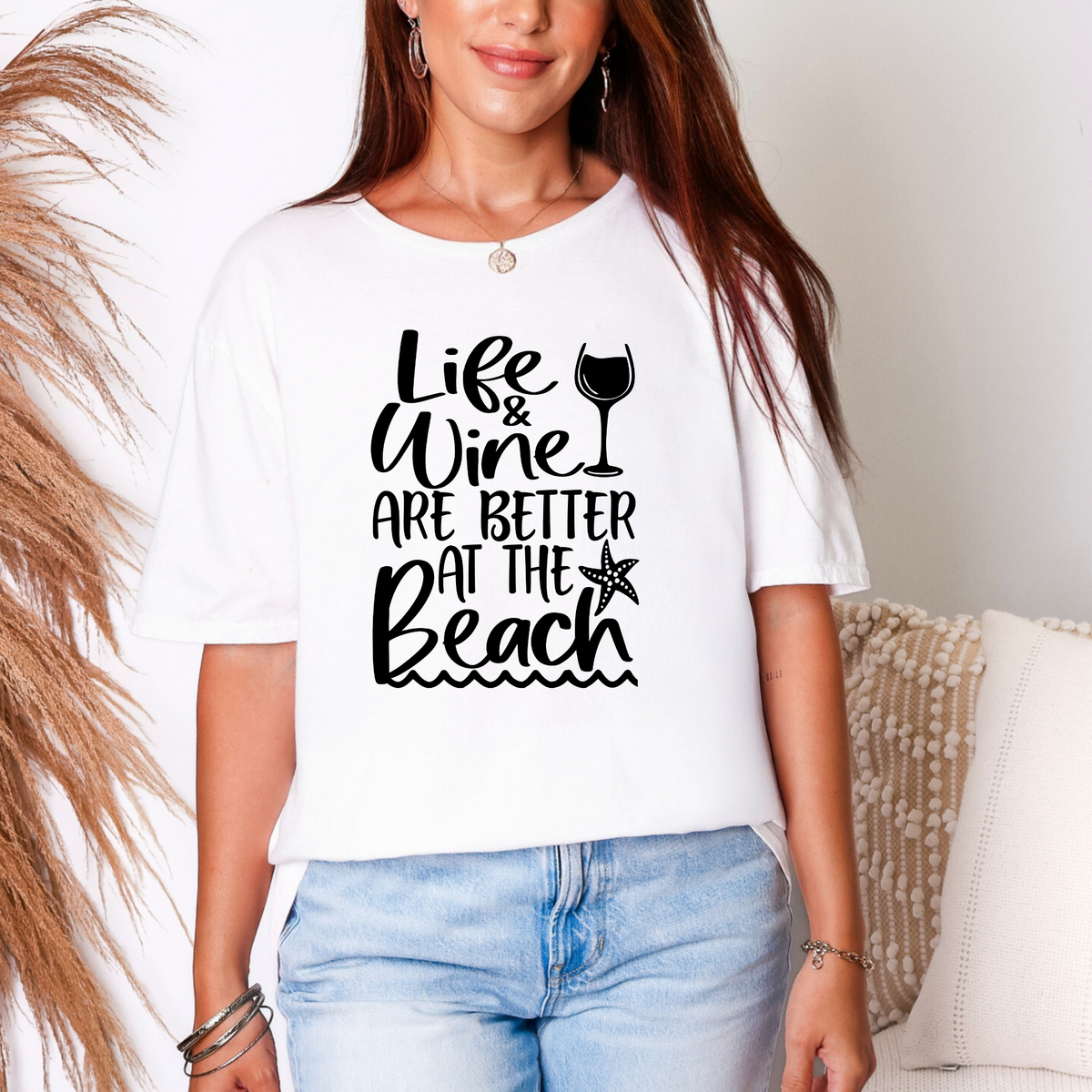 S / White Tee