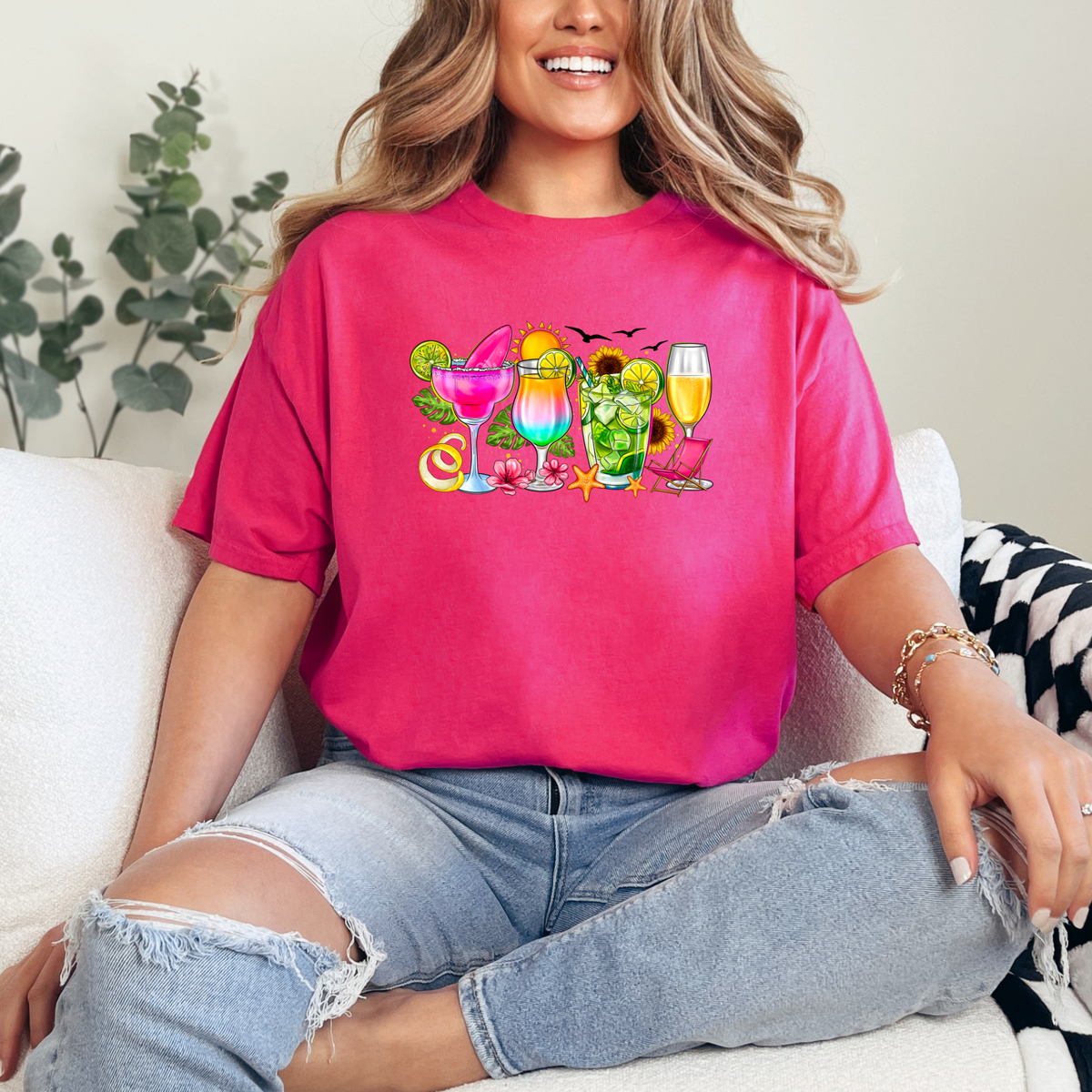 S / Heliconia Tee