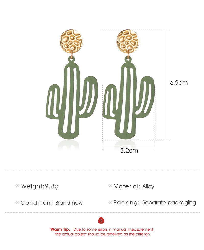 Spring Cactus Earrings