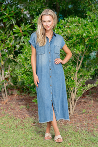 Deep Tide Maxi Dress