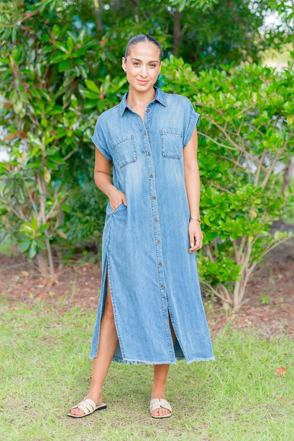 Deep Tide Maxi Dress