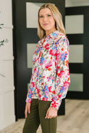 Distinguished Guest Floral Button Down
