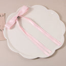 Long Satin Hair Bow