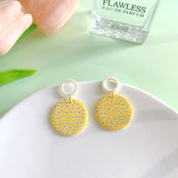 Spring Clay Drop Studs