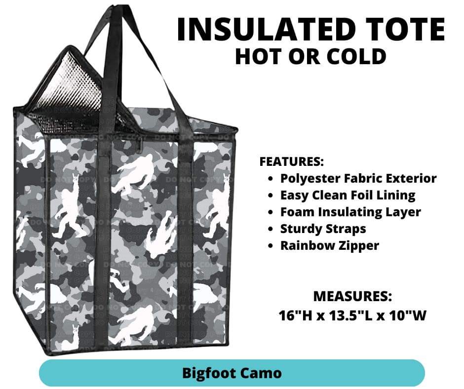 Bigfoot Camo Insulated Tote