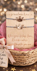 Gigi/Grandma/Nana & Me Wooden Card with Bracelets