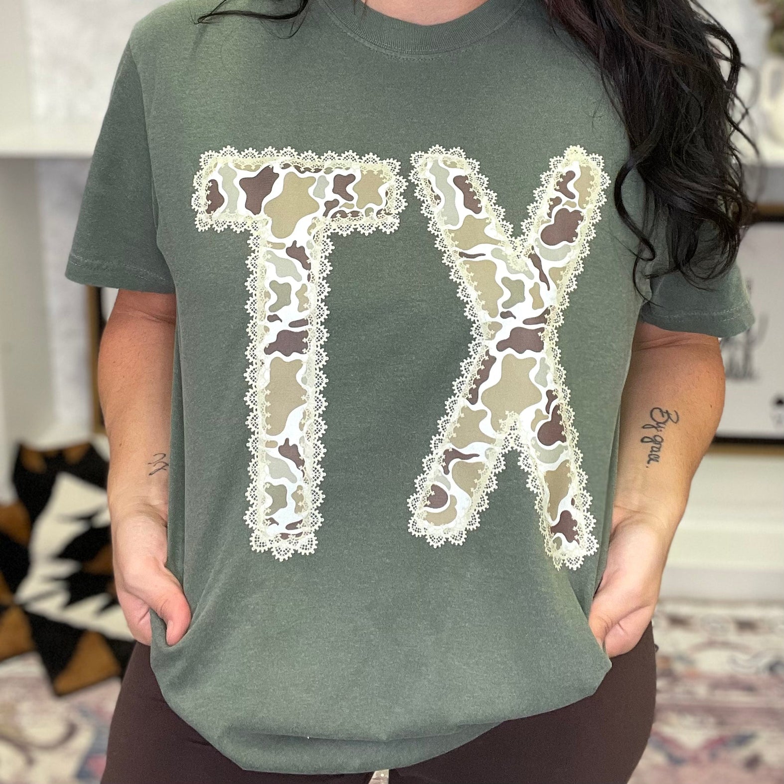 Camo Touchdown Graphic Tee