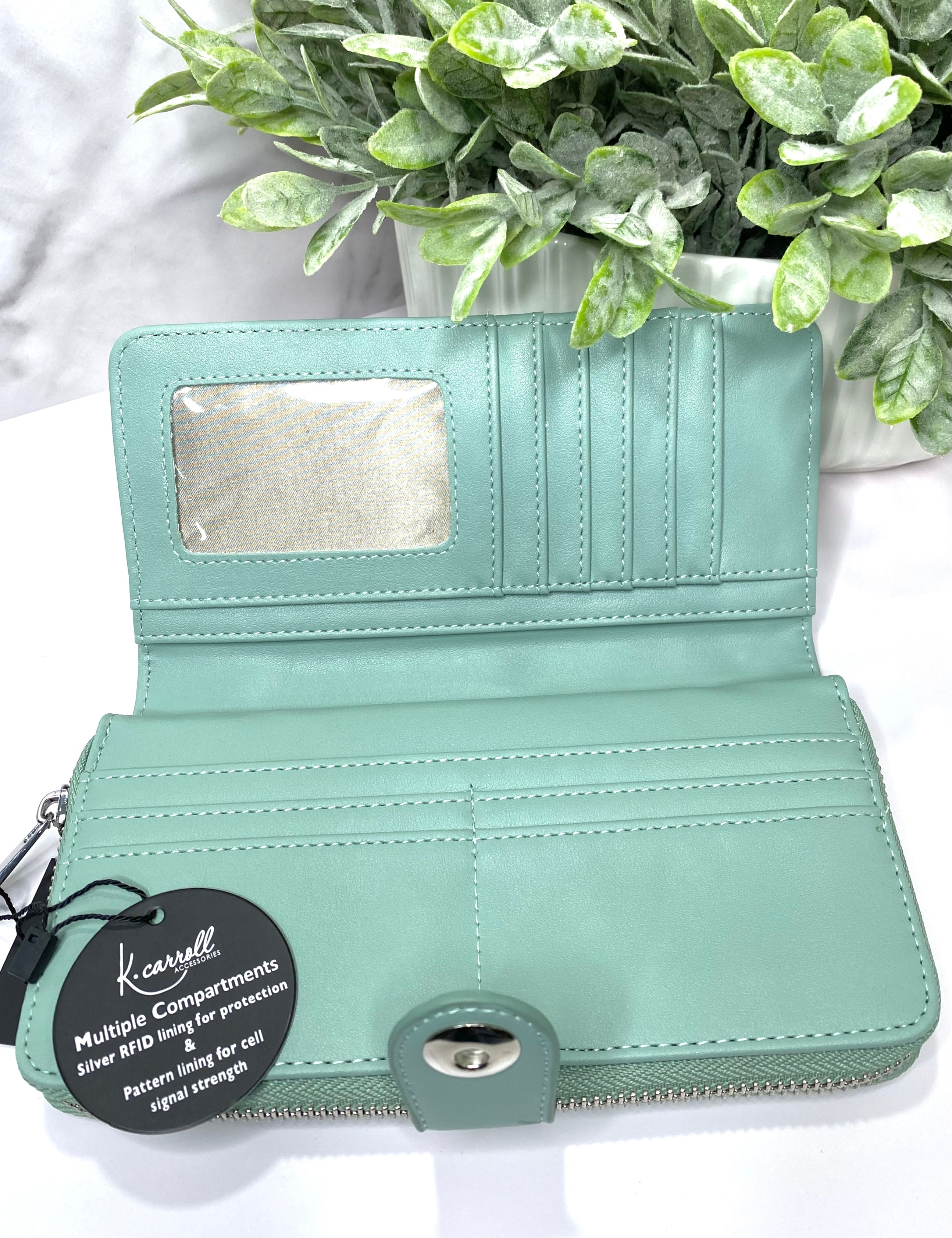 Eleanor Wallet in Mint