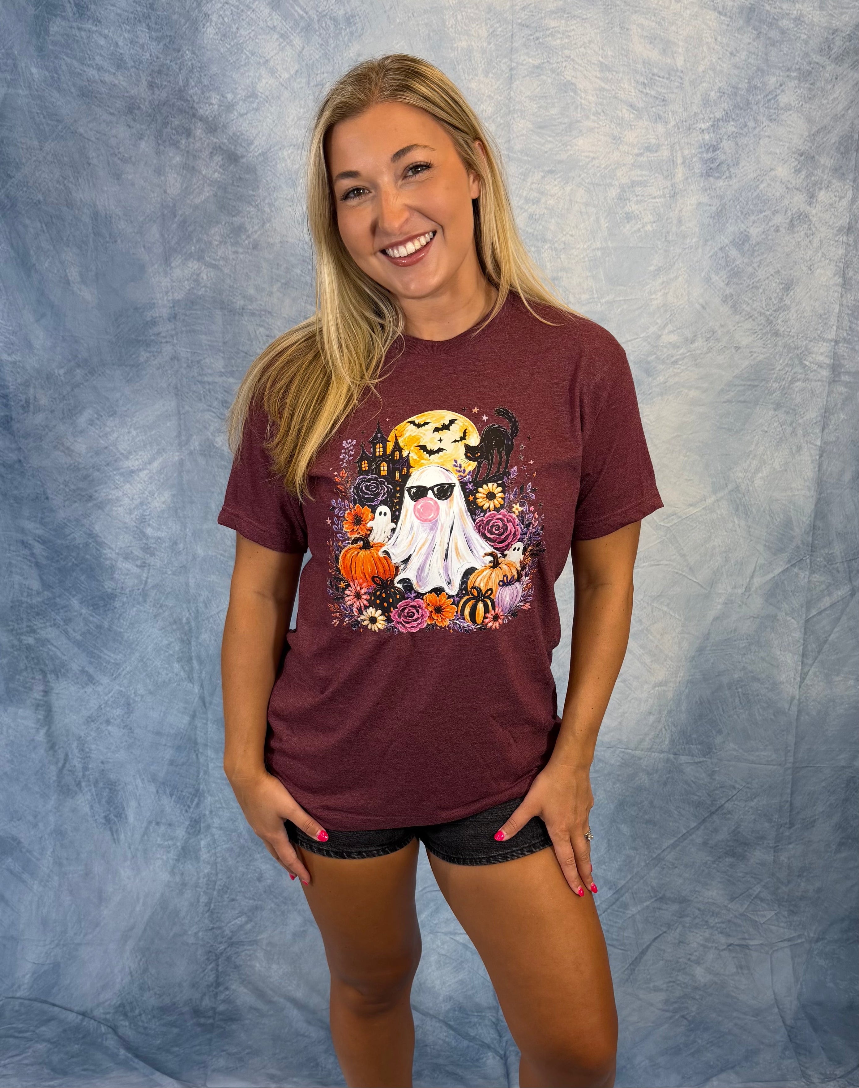 Ghost Blowing Bubble Gum Tee
