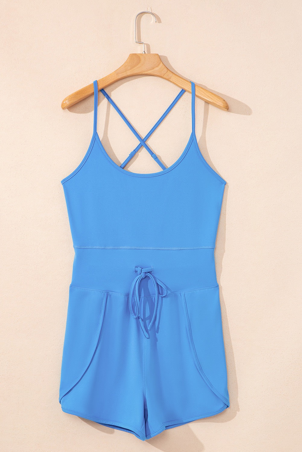 Blue Sporty Romper