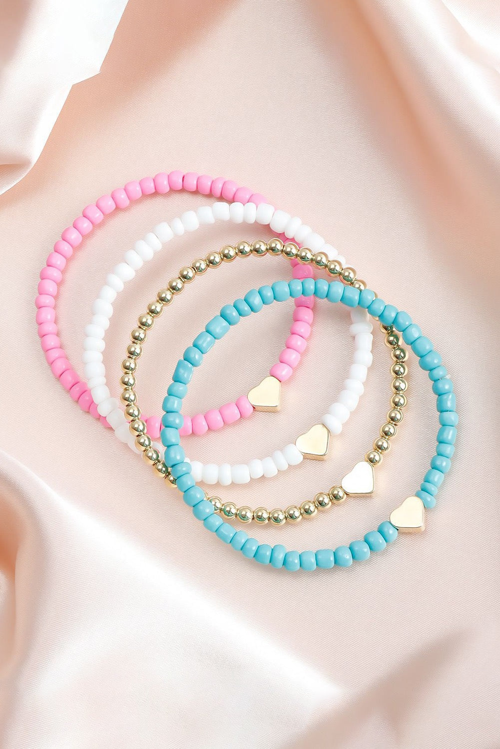 Beaded Heart Bracelets