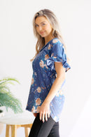 Moonlit Petals Top