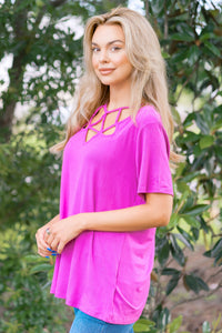 Electric Orchid Tee