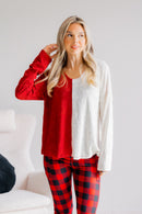 Merry Mint Split Top