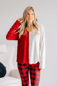 Merry Mint Split Top