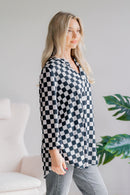 Chic Eve Check Top