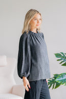 Silver Soirée Top
