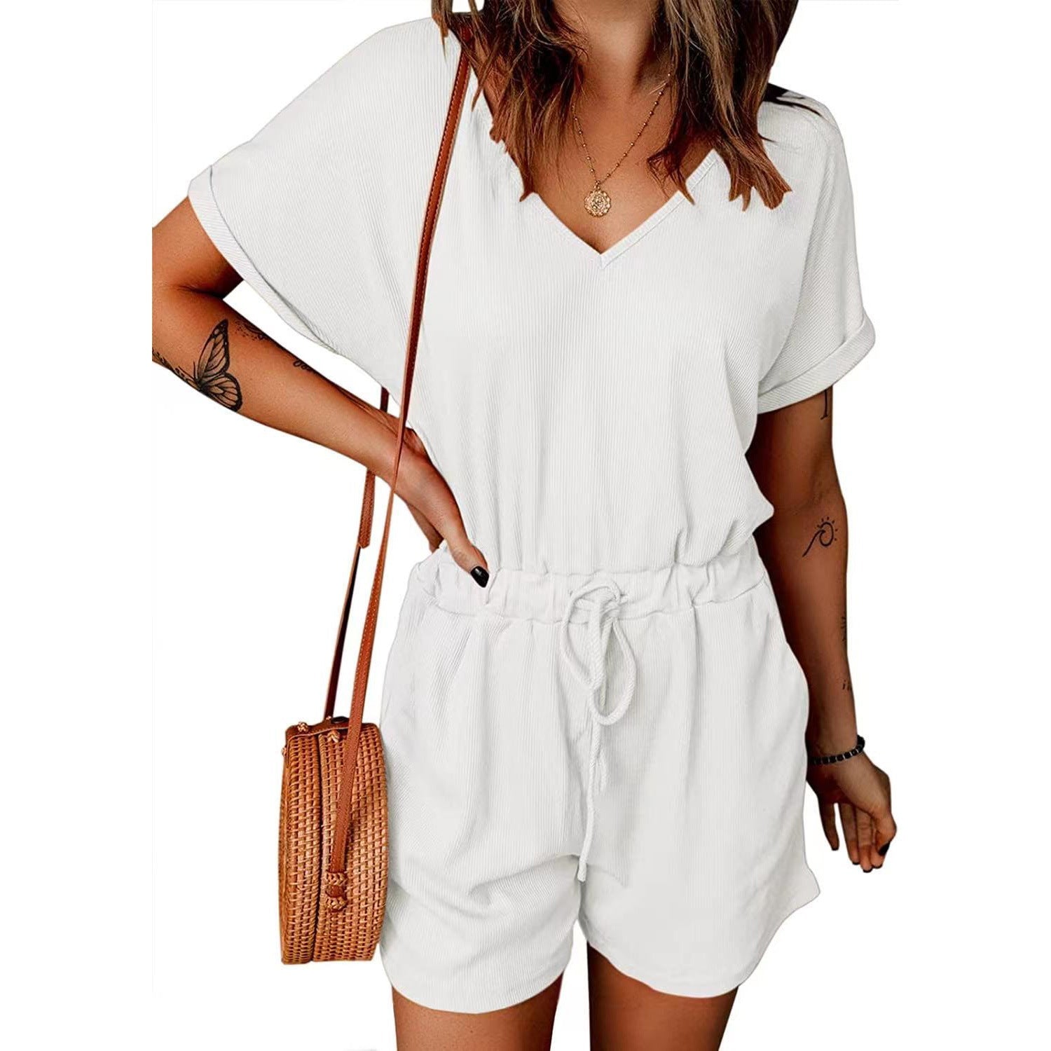 The Ribbed Abby Romper-