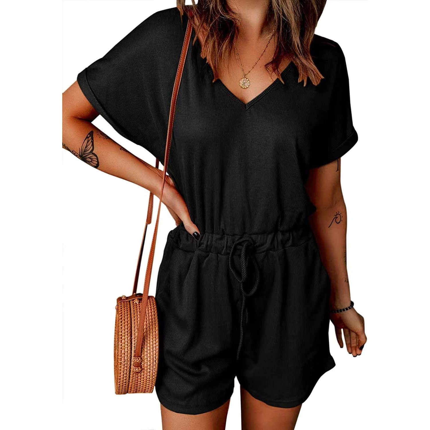 The Ribbed Abby Romper-