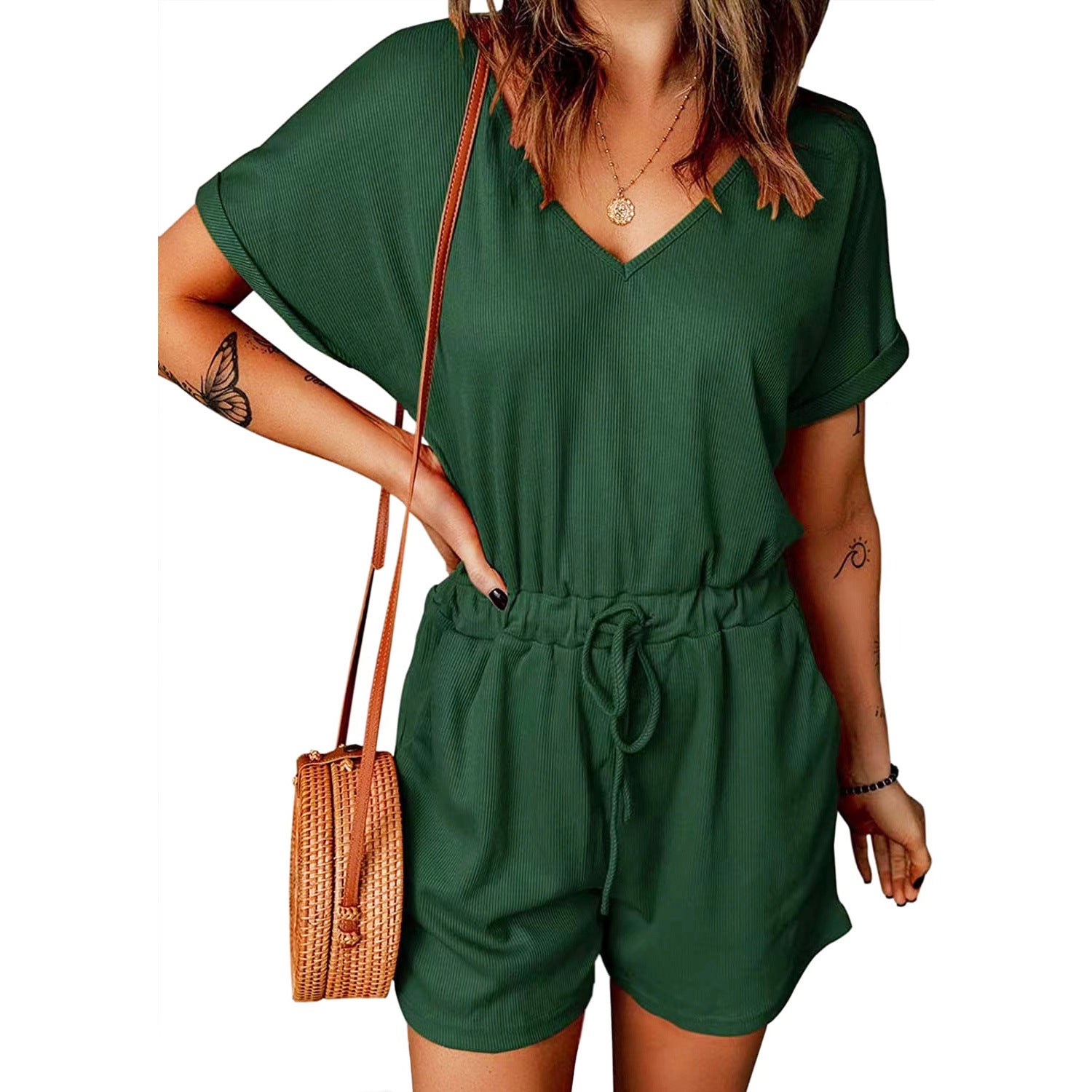 The Ribbed Abby Romper-